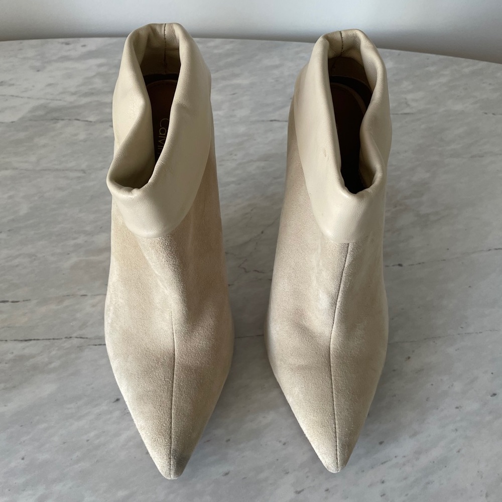 Calvin Klein Nude Booties